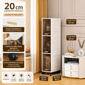 Armadio Salvaspazio Modulare con Ruote da 3, 4 o 5 Cassetti – Mobiletto Organizzatore Multiuso per Casa, Bagno, Cucina, Camera e Ufficio
