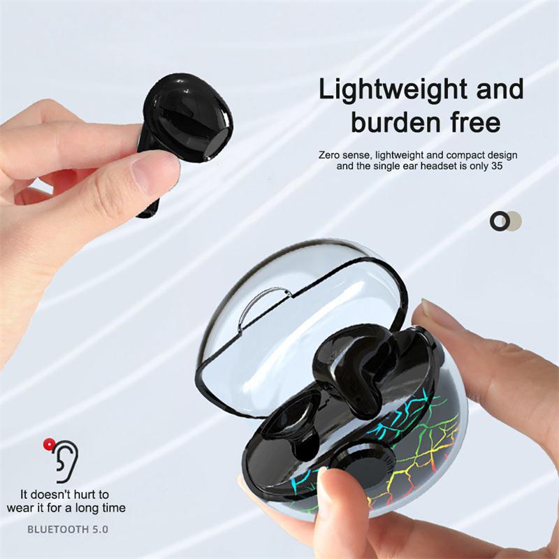 Auricolari Gaming Wireless TWS - Bluetooth 5.0 con Custodia di Ricarica Display LED