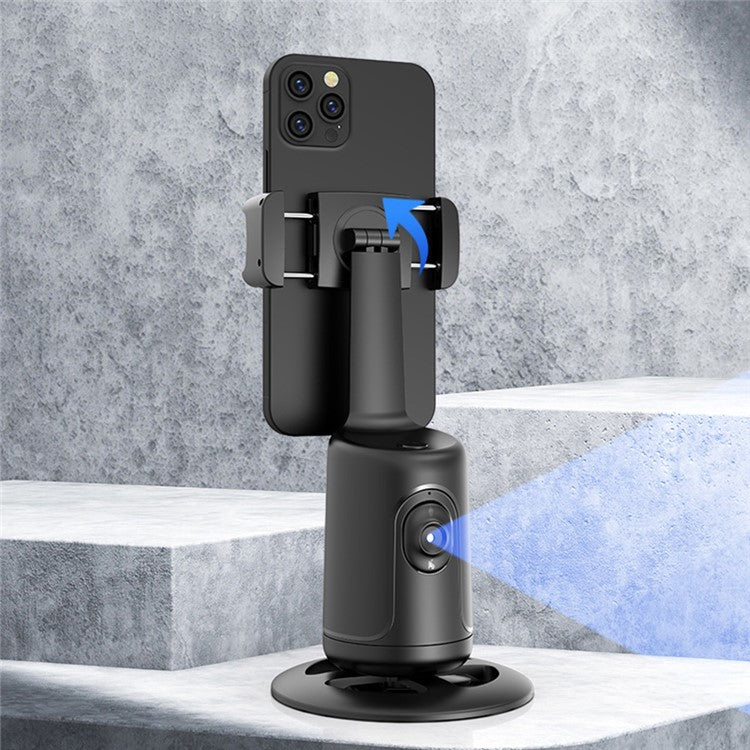 Supporto Smartphone Smart P01 - Rotazione 360° con Tracciamento Facciale AI