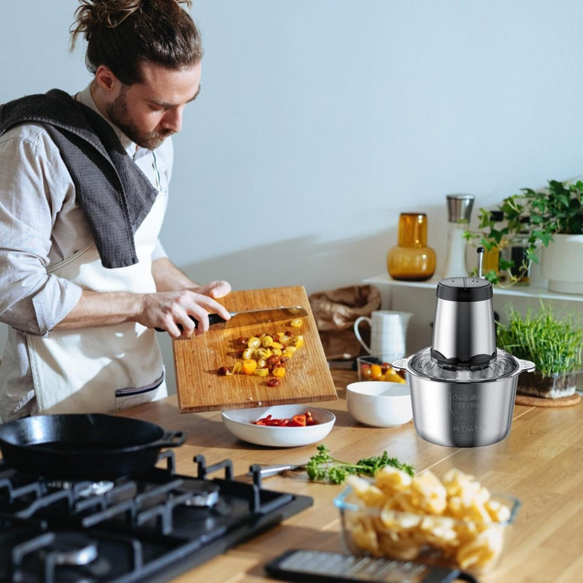 Tritatutto Elettrico da Cucina 3L