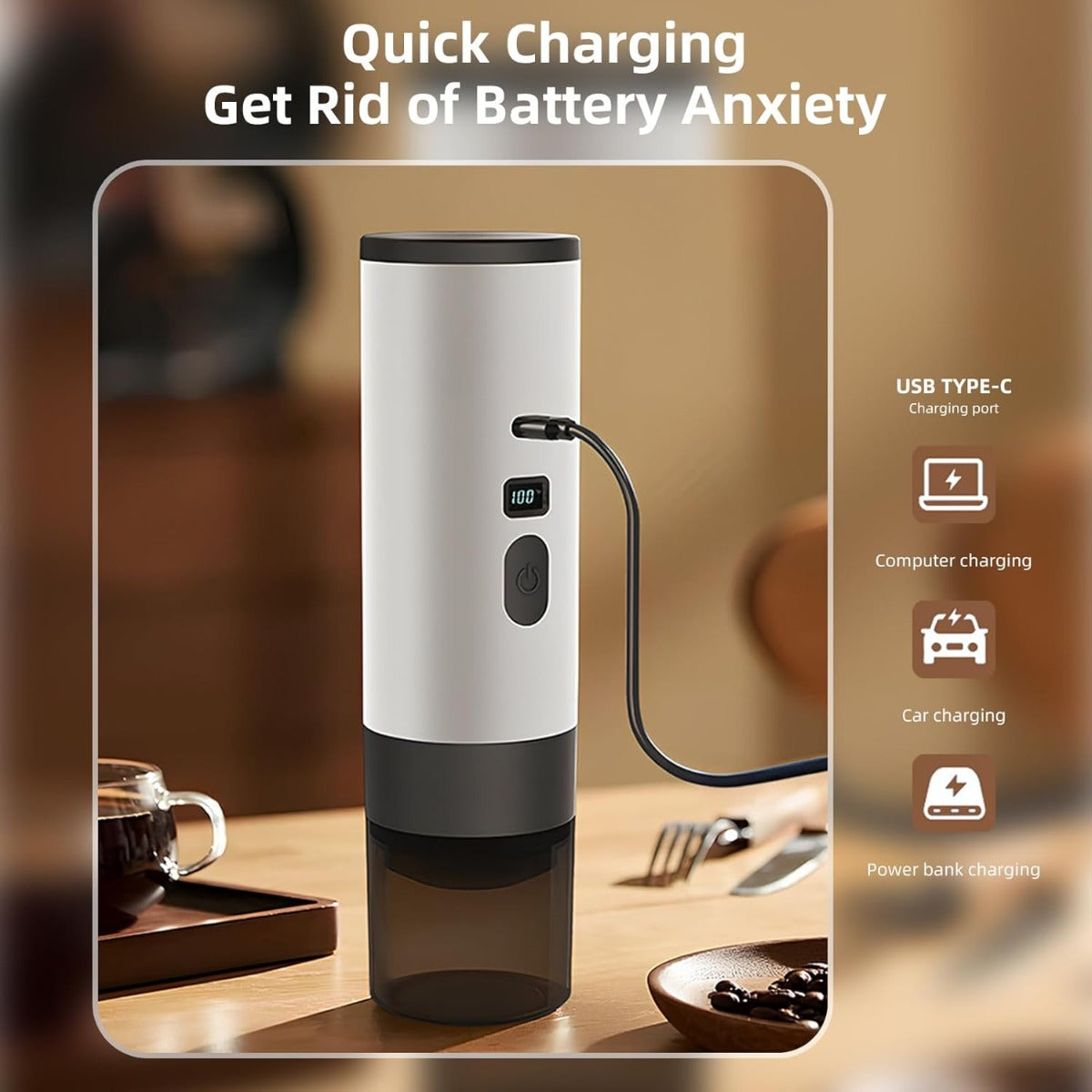 Espresso Portatile Express – Macchina da Caffè Wireless