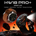 Smartwatch HW18 PRO+ 1.46" HD - Chiamate Bluetooth, Torcia LED e 3 Cinturini inclusi