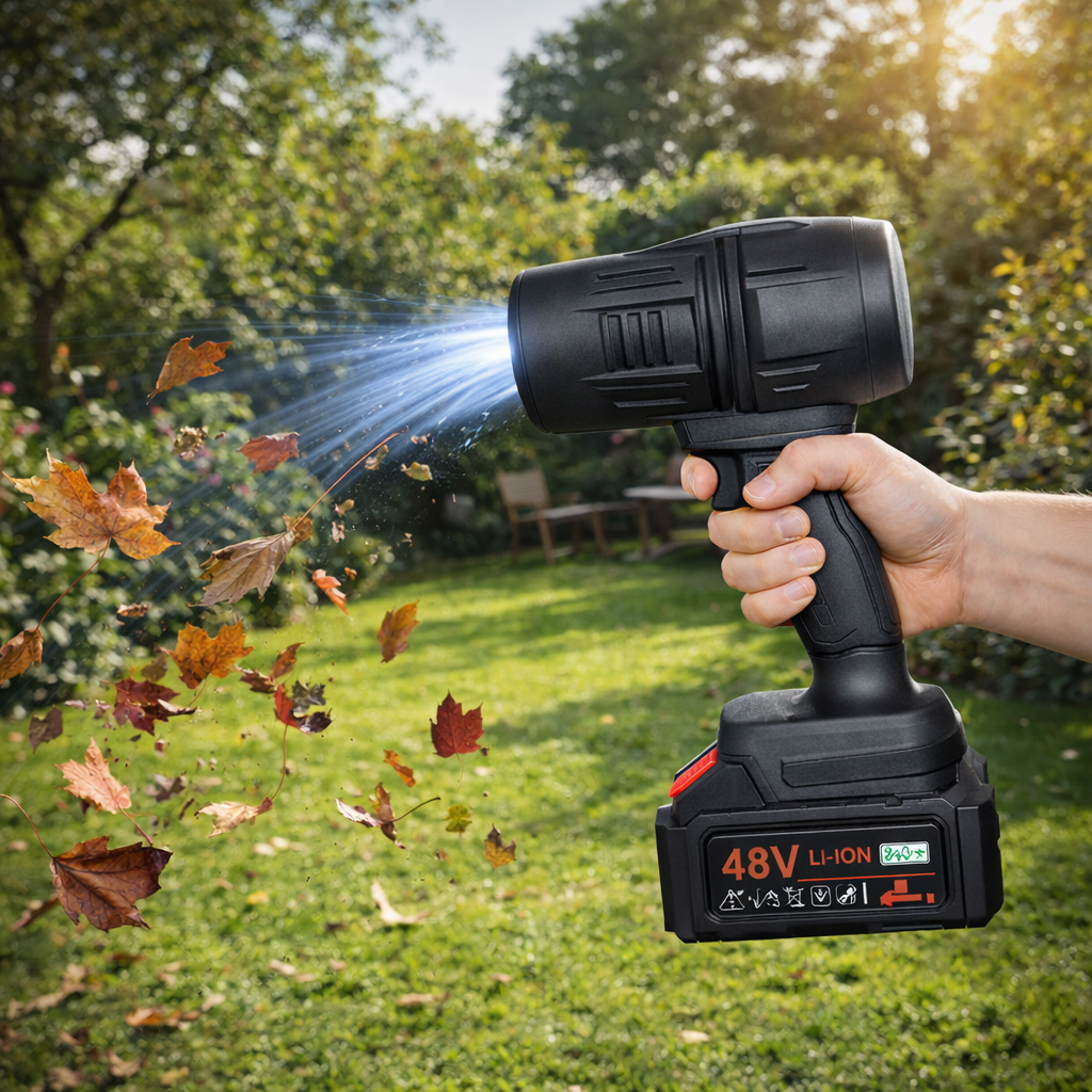 Soffiatore Turbo 48V a Doppia Batteria (con Valigetta)