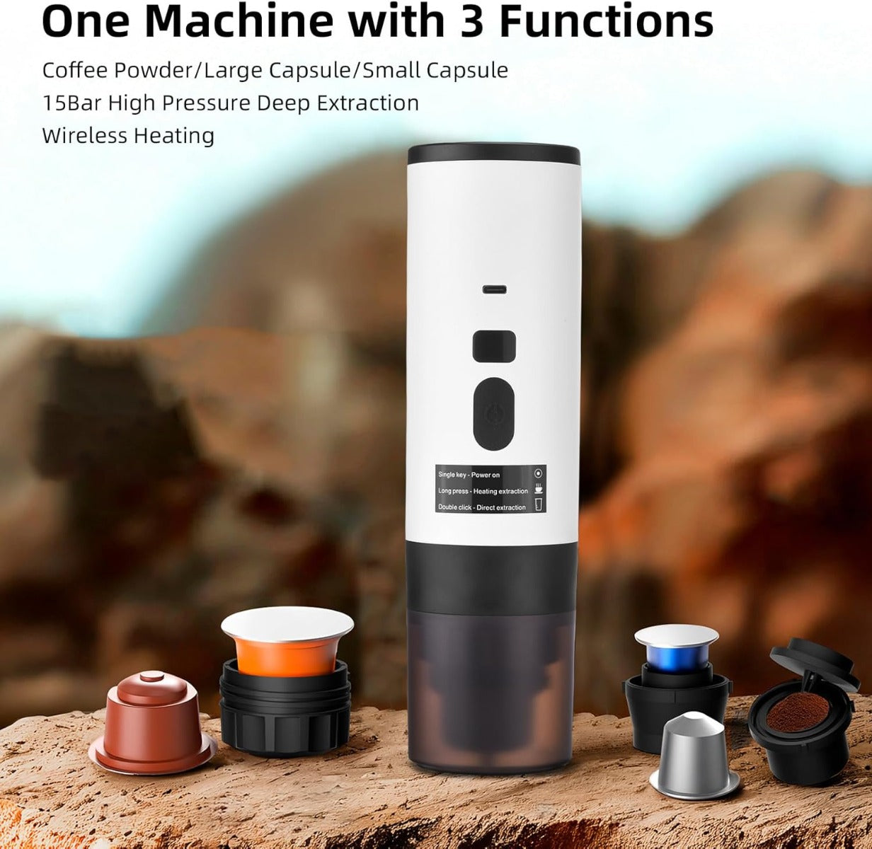 Espresso Portatile Express – Macchina da Caffè Wireless