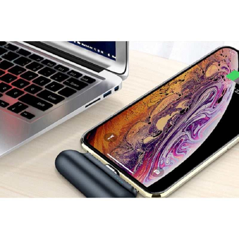 Mini Power Bank Magnetico 3-in-1 5000mAh - Ultra Compatto con Adattatori Intercambiabili