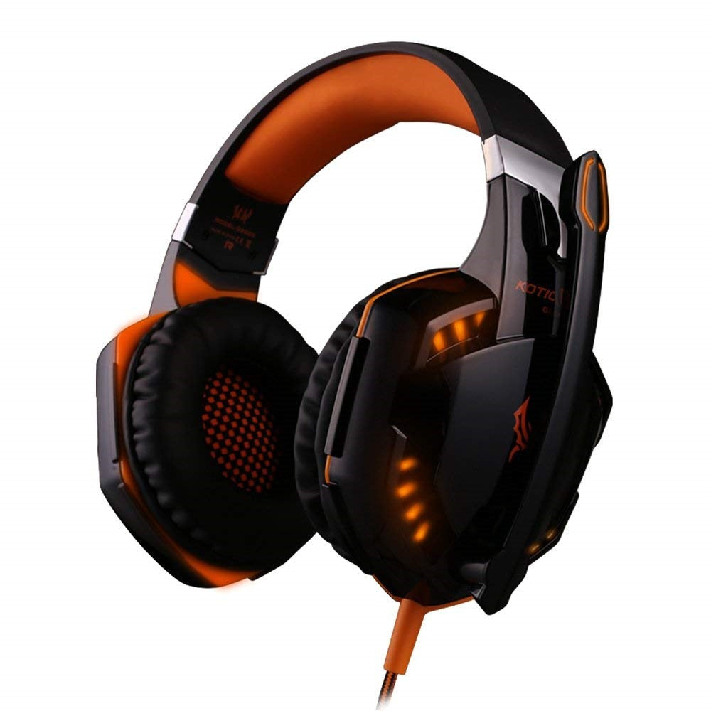 Cuffie Gaming Professionali Kotion Each G2000 - Driver 50mm, Luci LED e Adattatore Console