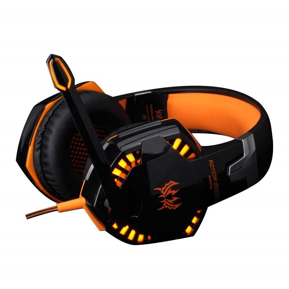 Cuffie Gaming Professionali Kotion Each G2000 - Driver 50mm, Luci LED e Adattatore Console