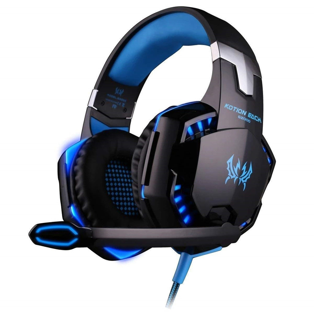 Cuffie Gaming Professionali Kotion Each G2000 - Driver 50mm, Luci LED e Adattatore Console