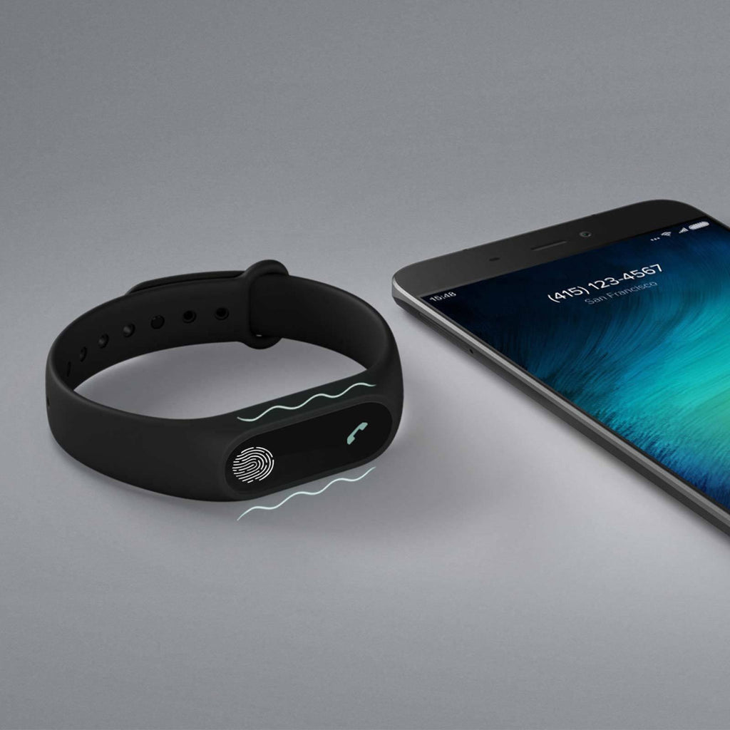 Smartband Fitness Tracker S02 - Cardiofrequenzimetro, Contapassi e Monitor del Sonno IP67