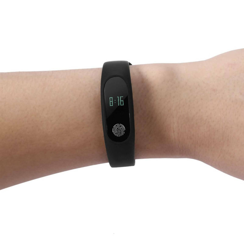 Smartband Fitness Tracker S02 - Cardiofrequenzimetro, Contapassi e Monitor del Sonno IP67