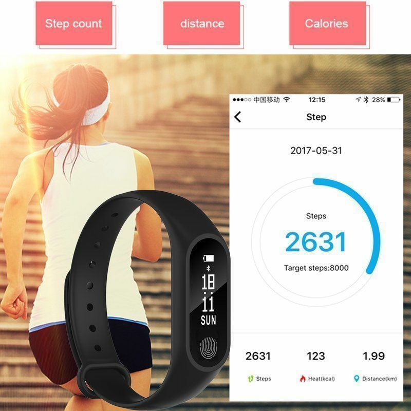 Smartband Fitness Tracker S02 - Cardiofrequenzimetro, Contapassi e Monitor del Sonno IP67