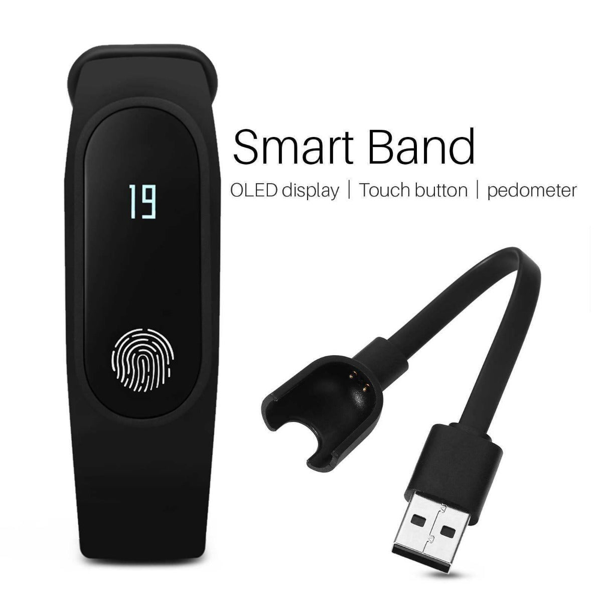 Smartband Fitness Tracker S02 - Cardiofrequenzimetro, Contapassi e Monitor del Sonno IP67