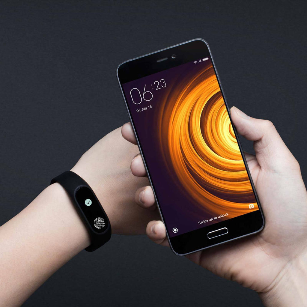 Smartband Fitness Tracker S02 - Cardiofrequenzimetro, Contapassi e Monitor del Sonno IP67