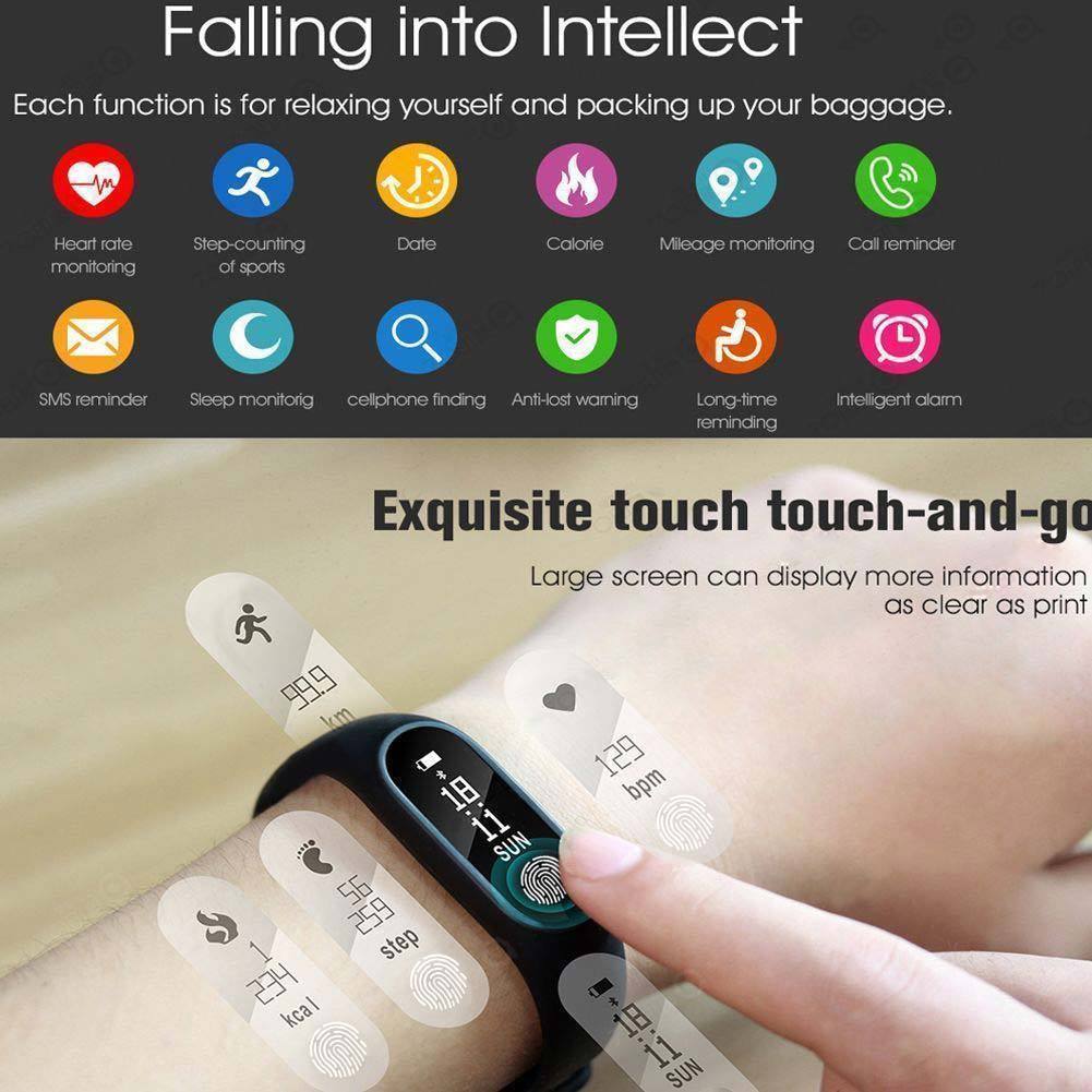 Smartband Fitness Tracker S02 - Cardiofrequenzimetro, Contapassi e Monitor del Sonno IP67