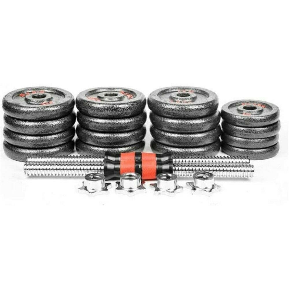 Set Manubri con Bilanciere Regolabile 15 kg – Ideale per Sollevamento Pesi e Bodybuilding